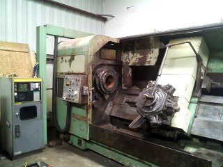 CNC Machine Interior